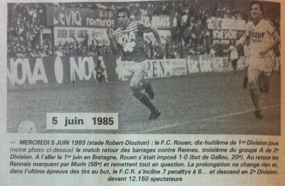 Rouen-Rennes 1985
